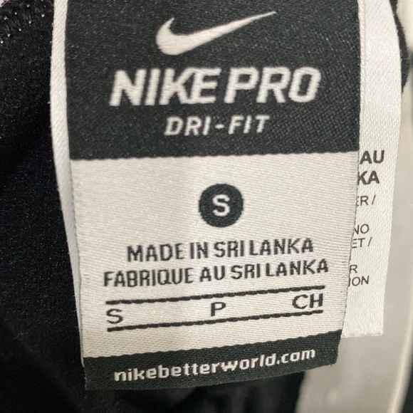 Nike Pro Hyperwarm Tights Mezzo Waistband Compression Black/Volt Women |Size S - Picture 7 of 10